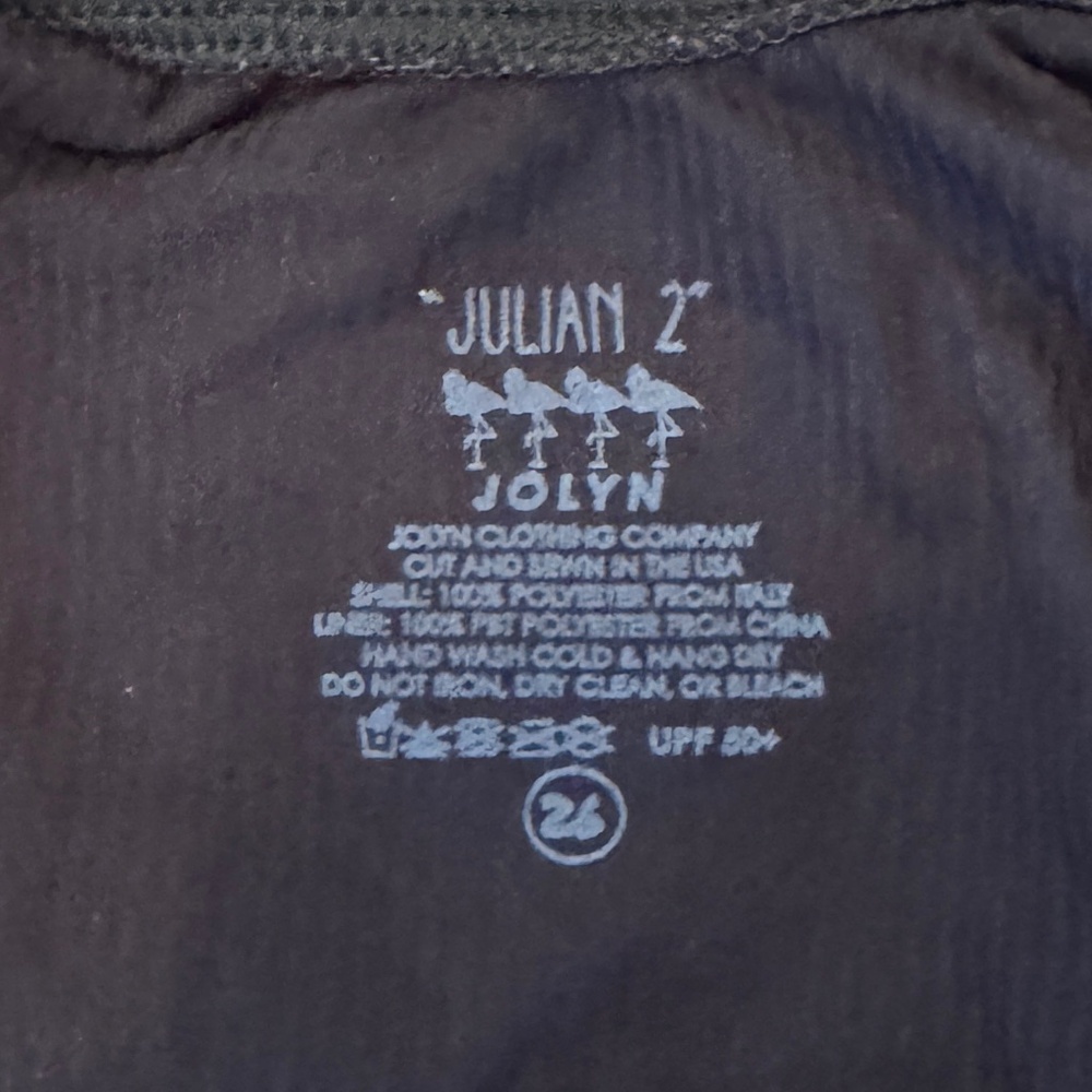 Jolyn Julian 2 Size 26 Black Fixed Back Color Block - Picture 7 of 7